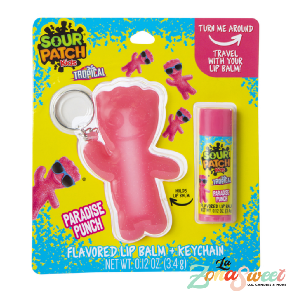 Bálsamo Labial 3pz + Keychain Sour Patch Kids (10.2g) | TASTE BEAUTY