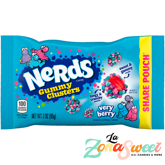 Nerds Gummy Clusters Share Pouch (85g) | FERRARA CANDY - FERRARA CANDY - La Zona Sweet