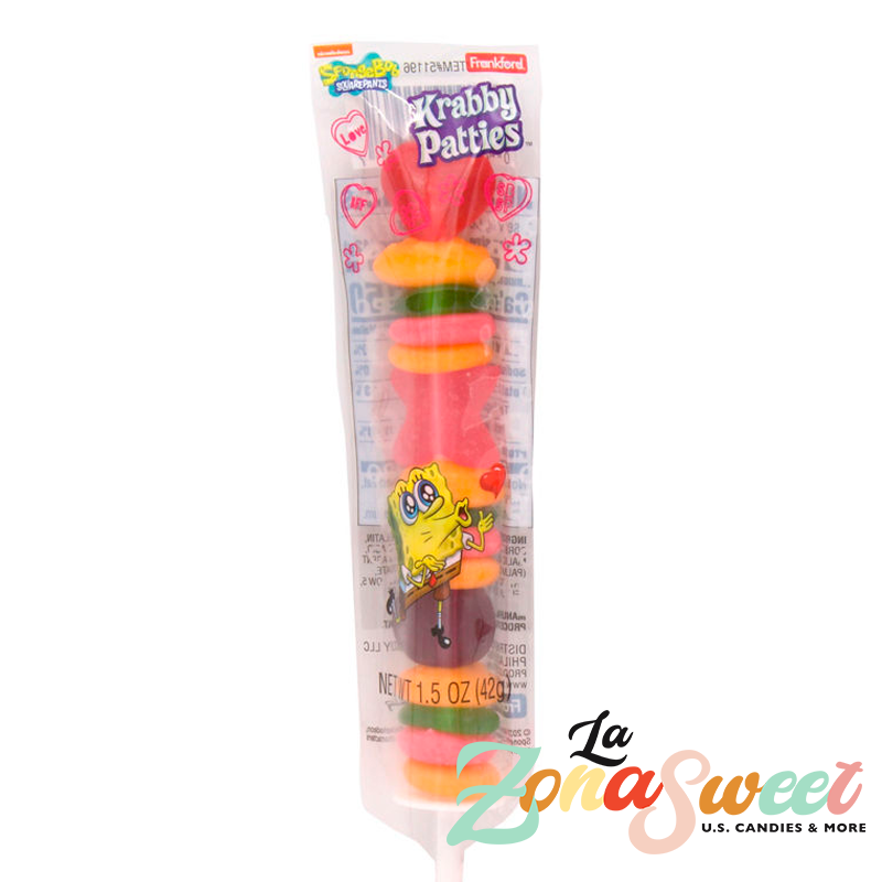 Krabby Patties Brocheta San Valentín (42g) | FRANKFORD